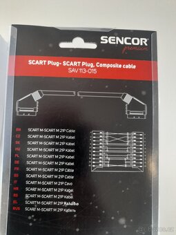 set-top box Sencor SDB 520T DVB T2 + ovladač + kabel - 4