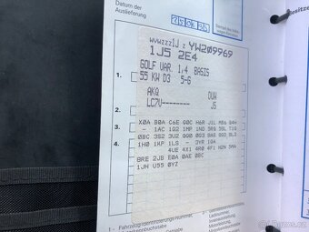 VW GOLF 4 VARIANT 1.4 16v BASIS, tazne z. - 4