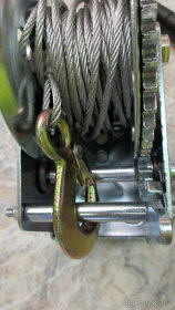 Ruční naviják 540 kg Husarwinch BST R 1200, ocelové lano - 4