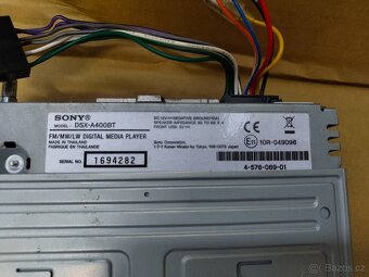 Rádio Sony DSX-A400BT - 4