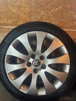 ALU Kola ŠKODA 5x112 R17 VENUS Letní Pneu 225/45/17 - 4