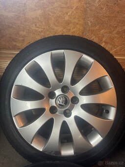 ALU Kola ŠKODA 5x112 R17 VENUS Letní Pneu 225/45/17 - 4