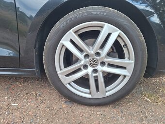 Alu orig. Audi 17" 5x112 + letní pneu 5-6,5mm - 4