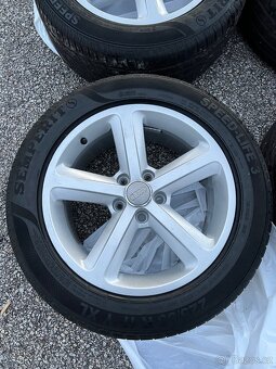 Originální ALU kola Audi 5x112 R17 - letní pneu - 4