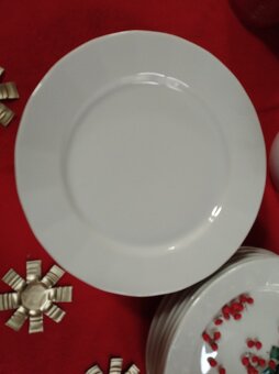 Dezertní; porcelán; talíř; - 4