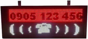 Světelná reklama programovatelná LED panel 105x40cm - 4