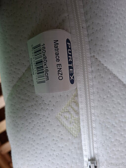 Dětská postel se zábranou + 2 úložné šuplíky - borovice - 4