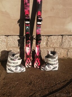 lyže 153 + lyžáky 39 - 4