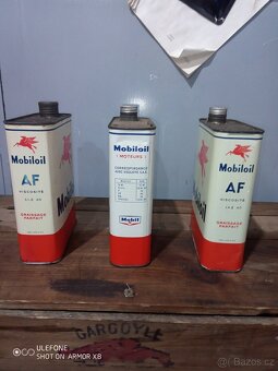 Mobiloil plechovky od olejů Deko - 4