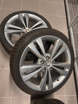 3x ALU kola Škoda Octavia RS s zimními pneu 225/45 R18 - 4