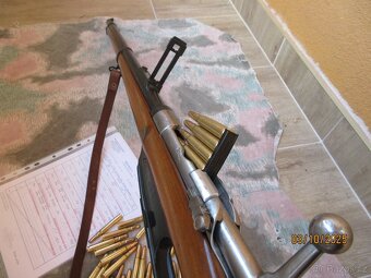 Puška Gewehr 1888 LOEWE BERLIN , náboje , TORMENTACE , , ře - 4