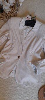 Zara ležérní melírové sako - 4