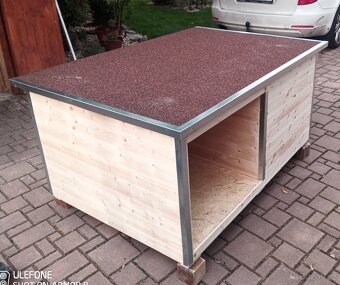 Bouda pro psa s terasou (Palubky/OSB), 6 velikostí - 4