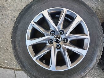 17"zimní alu sada 5x114 origo Mazda CX5 CX7 225/65 TPMS - 4