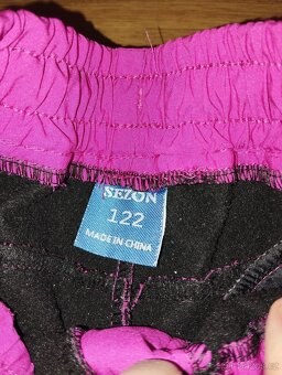 Zateplené kalhoty nové 122 - 4