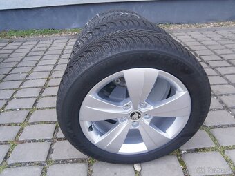 ALU KOLA 5 X 112 ŠKODA ORIGINÁL 215 55 17 SUPERB - 4