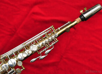 Selmer (SBA) super vyvážený akční soprán saxofon - 4