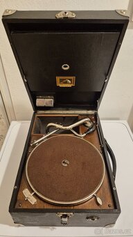 Gramofon His Master's Voice 101 raný typ - 4