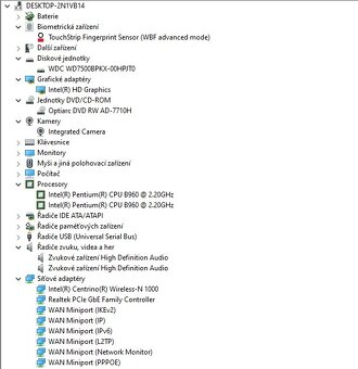 Lenovo E520,WIN 10,HDD 750,RAM 4GB,15.6 palců - 4
