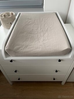 Přebalovací nástavec na komodu Koppang+podložku+mušelín - 4