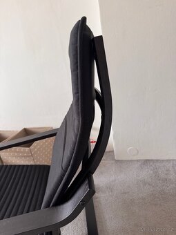 Houpací křeslo POÄNG - zánovní, černohnědé - 4