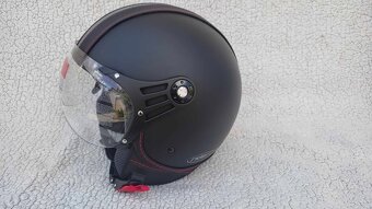 Otevřená stylová helma na motorku. Styl café-racer. Nová - 4
