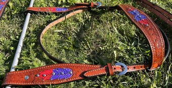 Westernový set hnědý barevný - 4