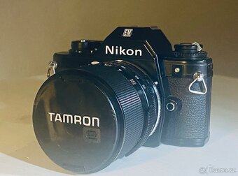 Nikon EM + Tamron BBAR MC 35-70mm f/3,5 Macro – plně funkční - 4