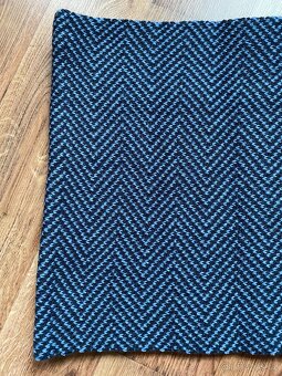 Nová unisex zimní kruhová šála ALPINE PRO - modro-černá - 4