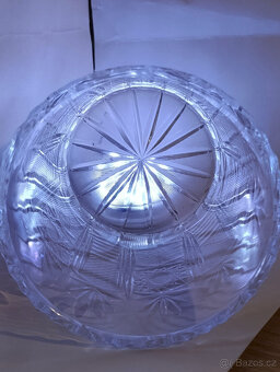 BROUŠENÁ KŘIŠTÁL.VÁZA 14 CM atyp. - 4