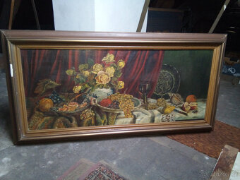 Obraz na plátně a svítidlo - 4