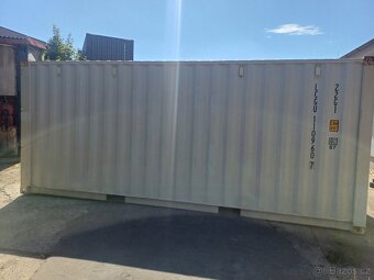 Lodní kontejner 20´ zánovní, RAL 1015 - 4