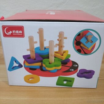 Dřevěná skládačka Beruška NOVÁ - 4