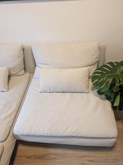 Söderhamn Ikea Couch Gunnared béžová - 4