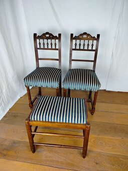 Jídelní židle + taburet - 4