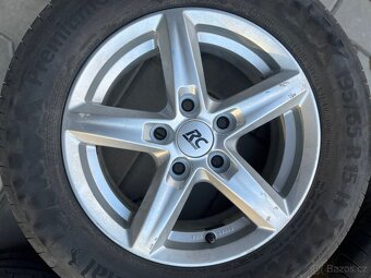 4x Alu kola s letními pneu Continental 195/65 R15 - 4