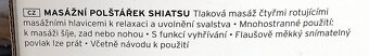 masážní polštářek shiatsu Tchibo, jako nový - 4