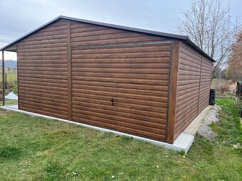Plechová garáž 5,5x6m - 4