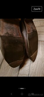 Kožené boty na LARP 45-46 - 4