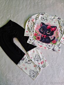 Kočičkový setík v. 104-110 a 110-116 NOVÝ - 4