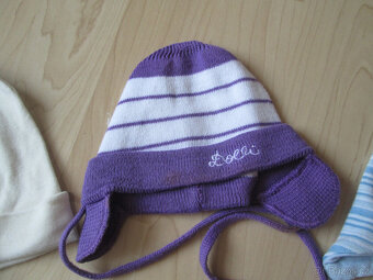 Kojenecké čepičky 5x - 4