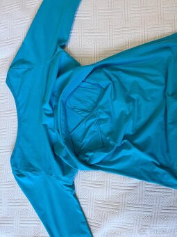 Kojící tričko tyrkysové - M, odpovídá spíše S - 4