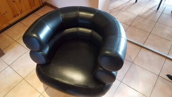 Eileen Gray Classicon Bibendum kůže černá - 4