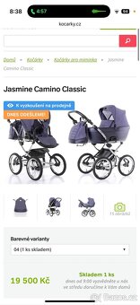 Prodám kočárek Jasmine Camino - 4