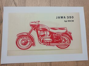 Prodam plakaty Jawa pionýr,Manet,CZ 502,Jawa 250,Stadion - 4