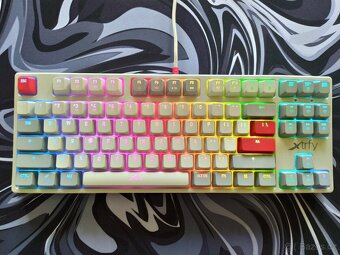 Herní RETRO set Xtrfy – klávesnice K4, myš M42, podložka - 4