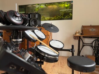 Roland TD-25 – elektronické bicí, TOP stav – kompletní sada - 4