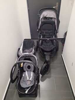 Chicco Kočárek trojkombinace Trio Activ3 Jet black - 4