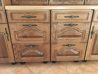 Rustikální kuchyňská linka/kuchyně dřevěná, masivní - 4