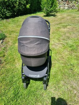 Kočárek Noordi fjordi 2v1 černý - 4